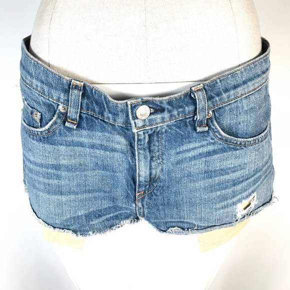 rag & bone 'The Mila' Denim Cutoff Shorts